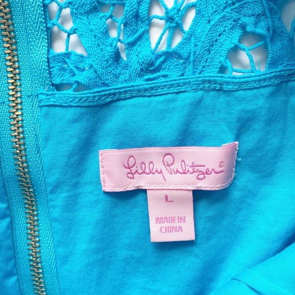 Lilly Pulitzer Foley Lace Dress | L - Picture 9 of 13